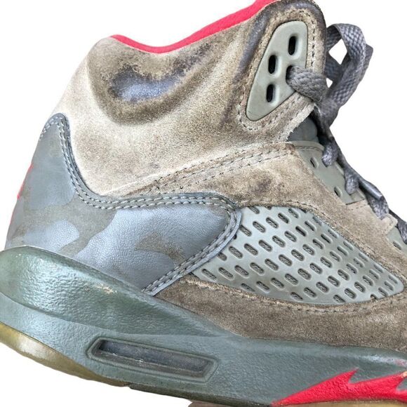 RARE 2017 Air Jordan 5 Retro P51 Camo Size 7 - Picture 2 of 16